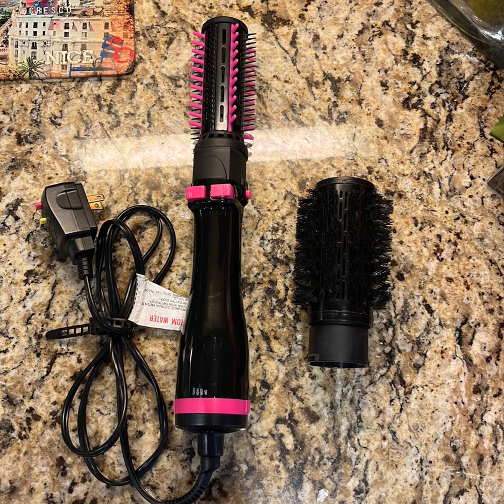 Conair InfinityPro Hot Air Spin Nylon Brush 2 inch and Silicone 1.5” brush